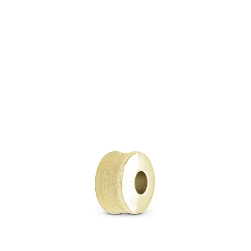 Wheel-Shaped Memorial Bead Charm - Keepsake for Ashes