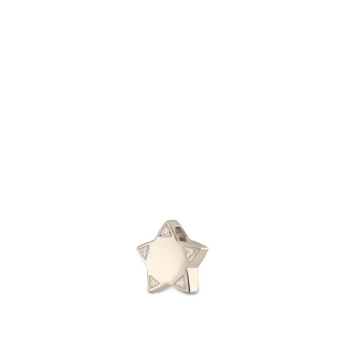 Crystal-Embellished Star Ashes Pendant Necklace