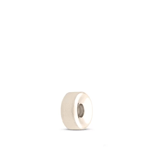 Ashes-Holding Concave Wheel Memorial Bead Charm