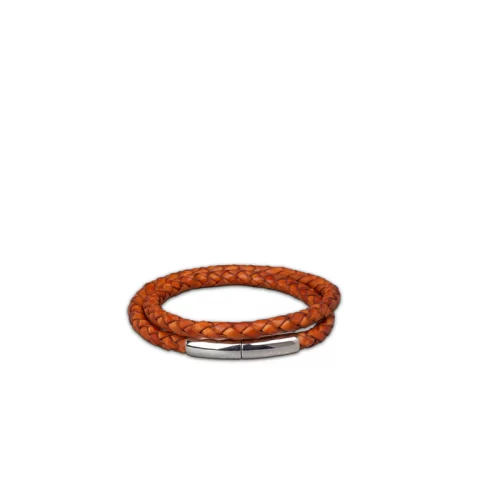 Customisable Leather Memorial Bracelet for Ashes