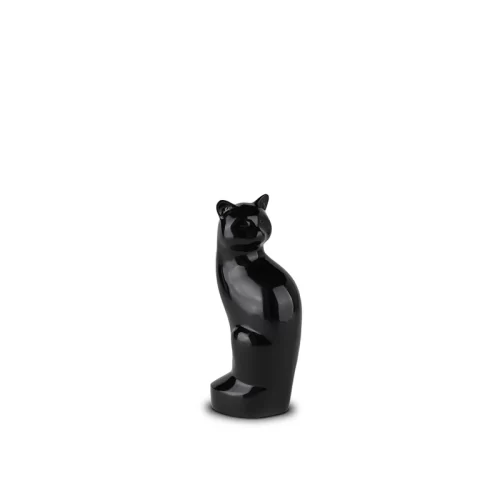 Handcrafted Standing Cat Cremation Urn