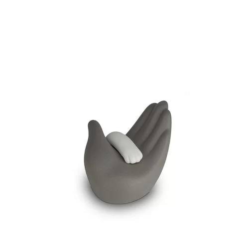 Premium Porcelain Pet Ashes Urn with Paw Print Motif